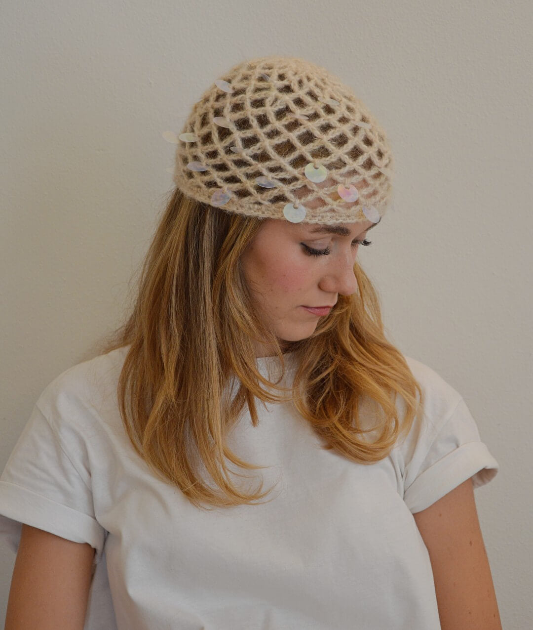 CROCHET KIT FAIRY MESH HAT