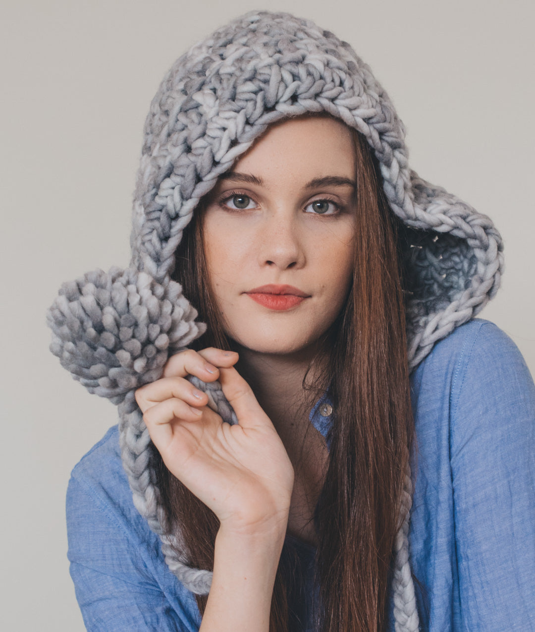 Lily Hood Crochet Kit | Easy Beginner Hood in Cool Wool – BettaKnit