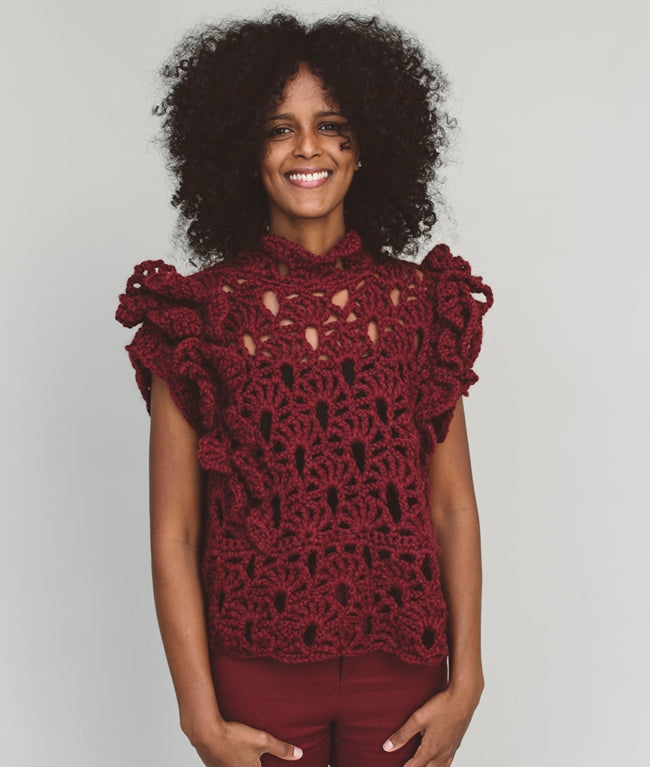 ANDMARYCrochet andmary crochet frill knit tops frill knit tops ANDMARYCrochet andmary crochet frill knit tops frill knit tops
