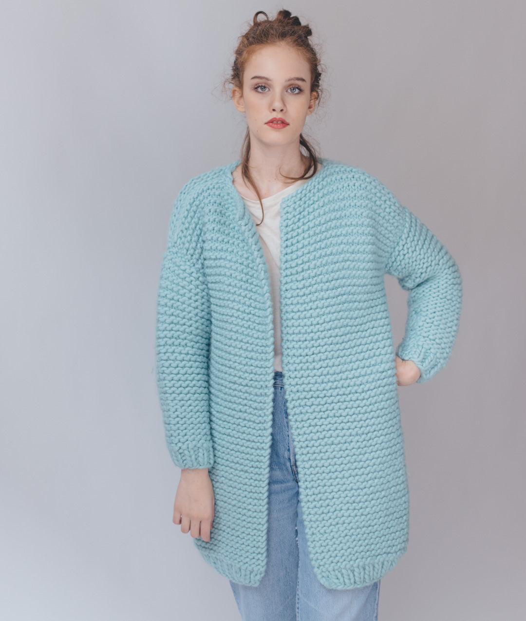 Cindy Cardigan – Kit Maglia Facile in Cool Wool – BettaKnit