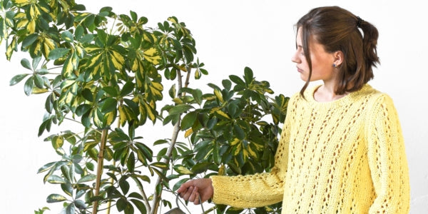 COTTON KNITTING SWEATER PATTERN