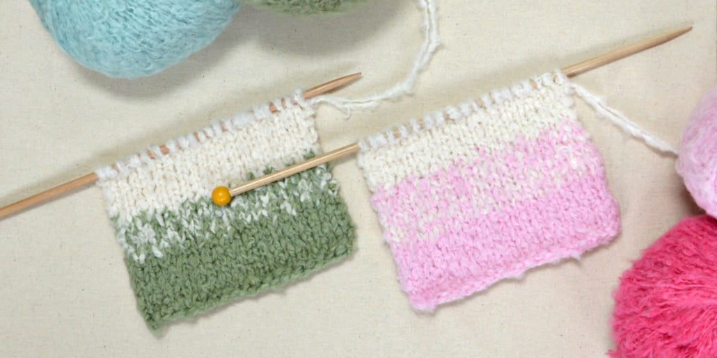 HOW TO CREATE A FADED EFFECT ON STOCKING STITCH: TUTORIAL
