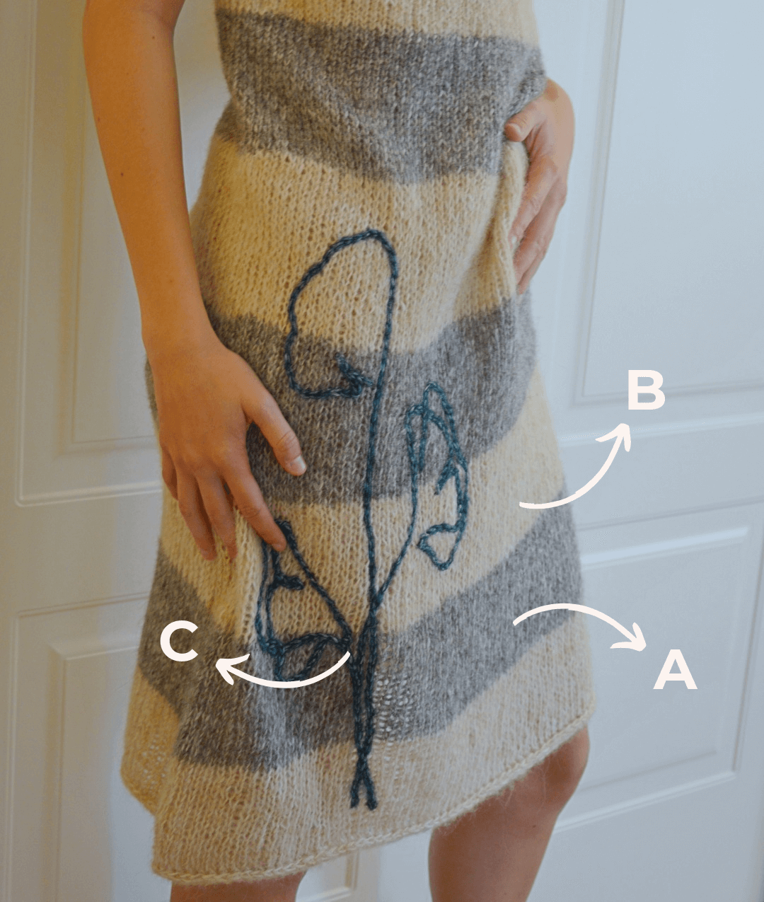 KNITTING KIT AZZURRA DRESS