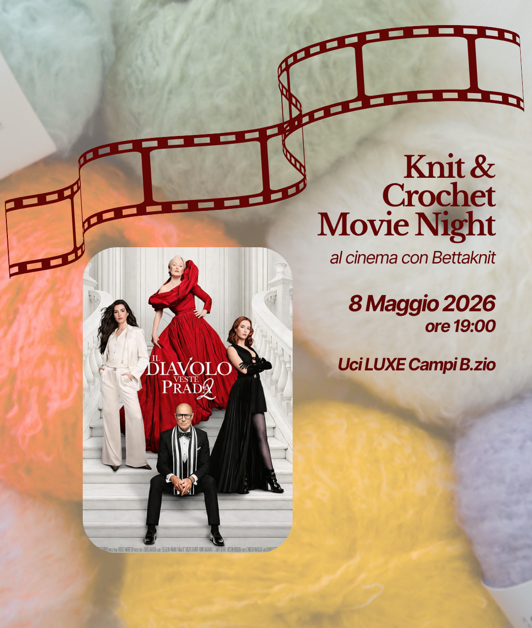 KNITTING & CROCHET MOVIE NIGHT - CAMPI BISENZIO - May 8