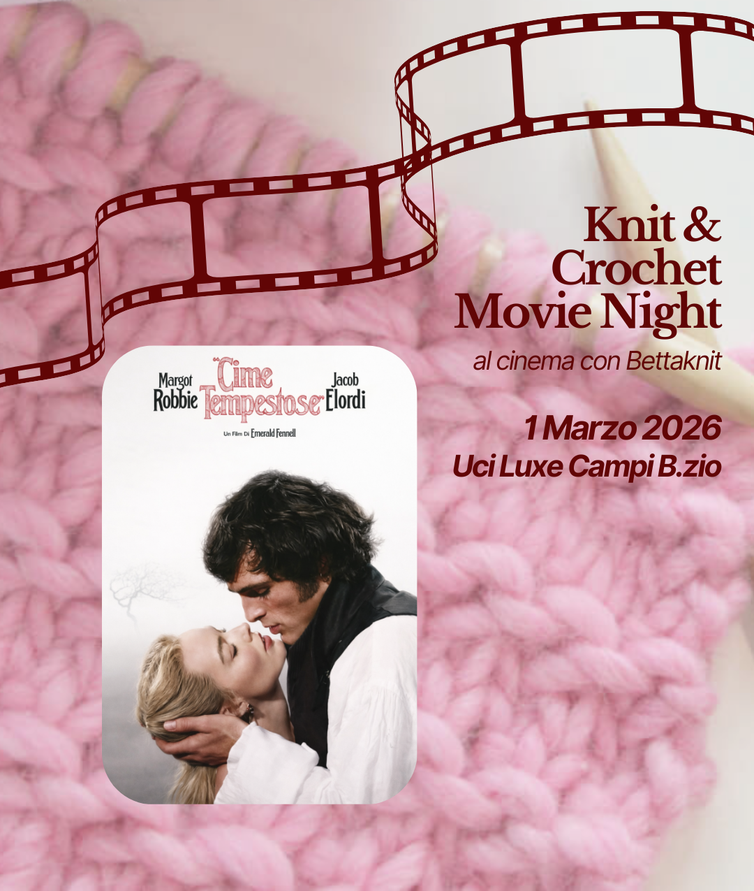 KNITTING & CROCHET MOVIE NIGHT - CAMPI BISENZIO - March 1