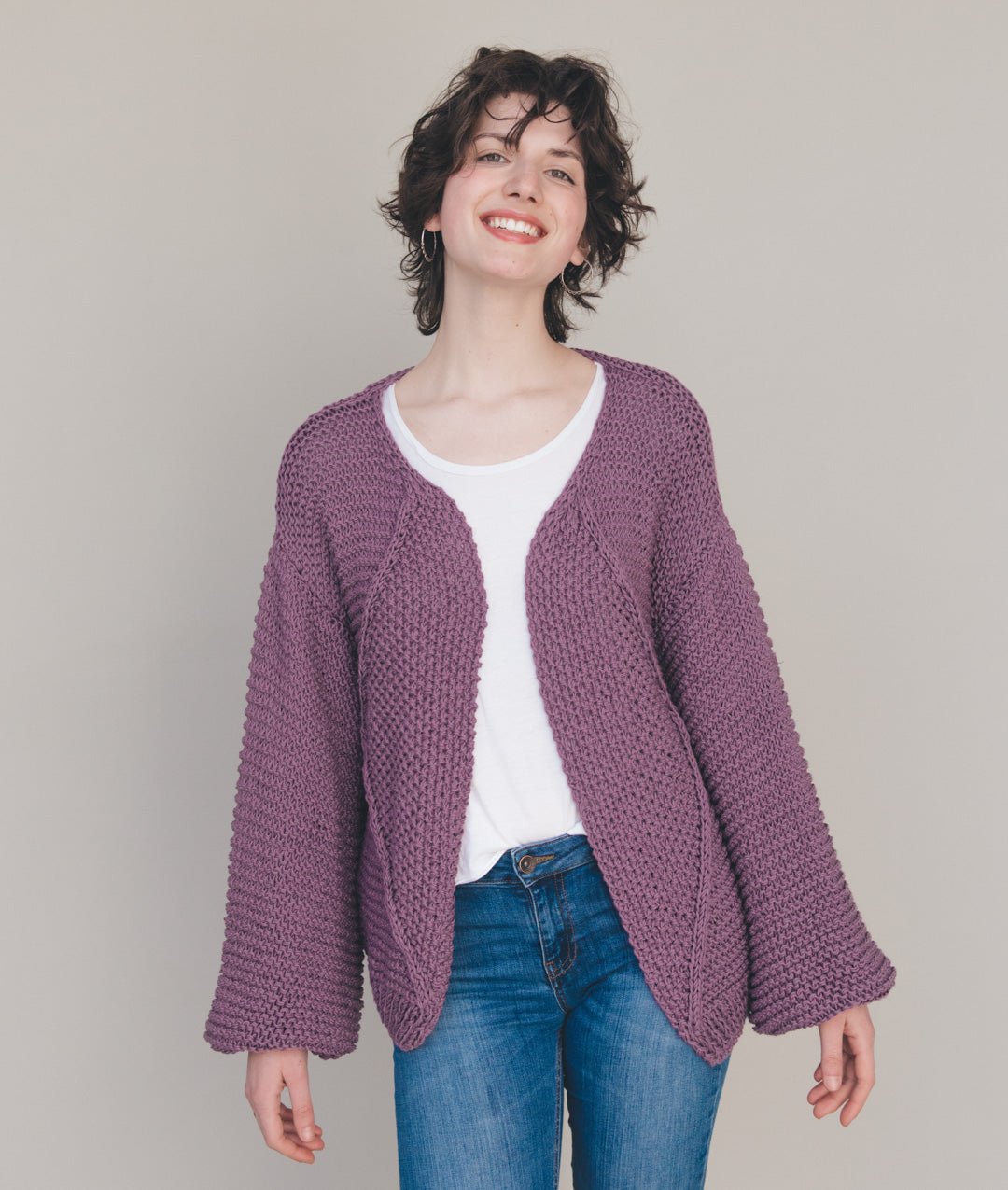 LAVENDER CARDI Sample
