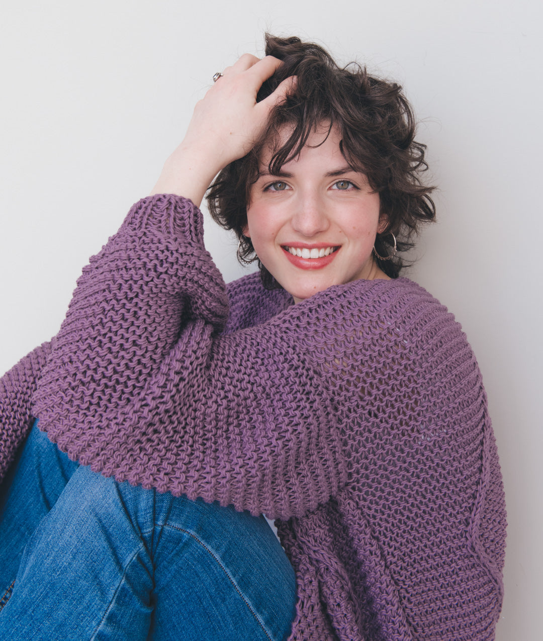 LAVENDER CARDI Sample