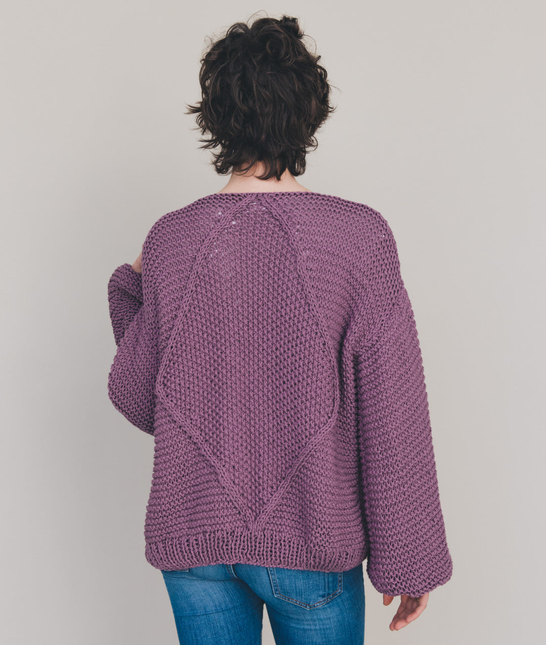 LAVENDER CARDI Sample