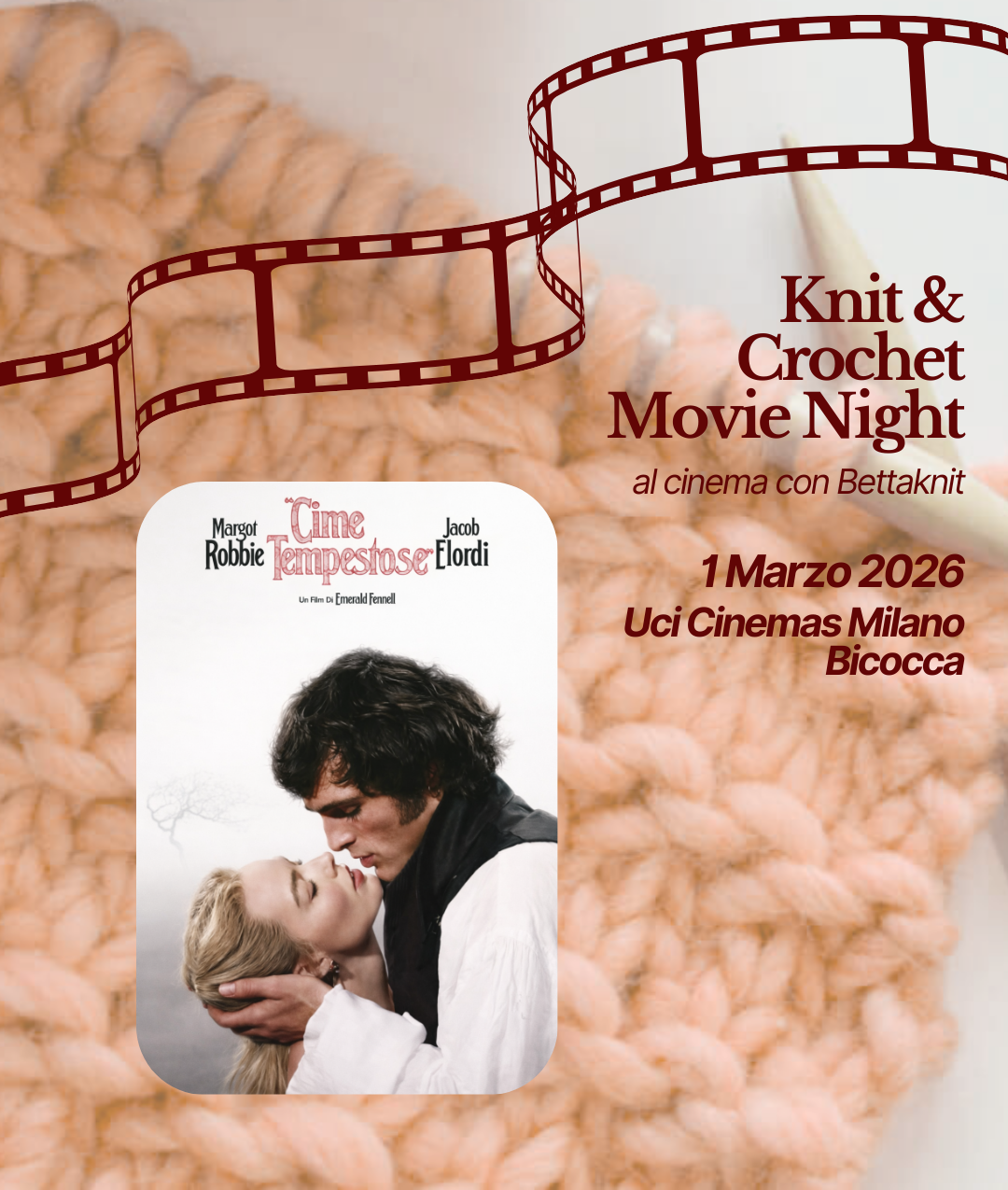 KNITTING & CROCHET MOVIE NIGHT - MILANO - March 1