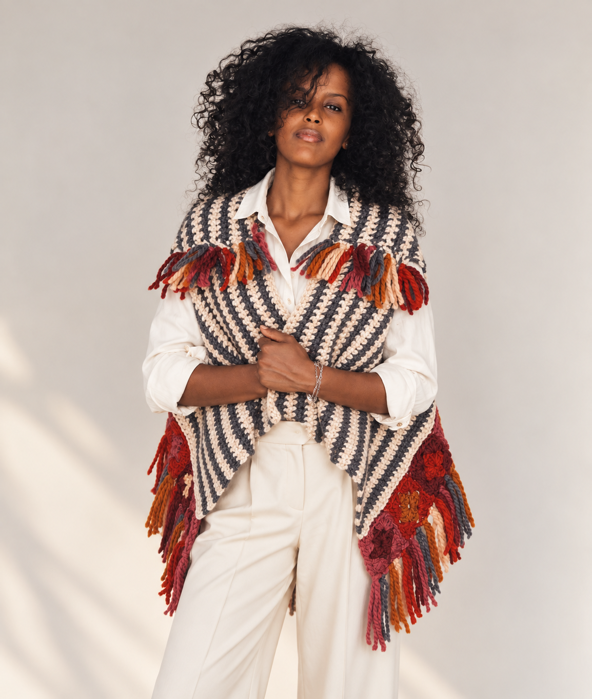 CROCHET KIT FUNKY GRANNY VEST