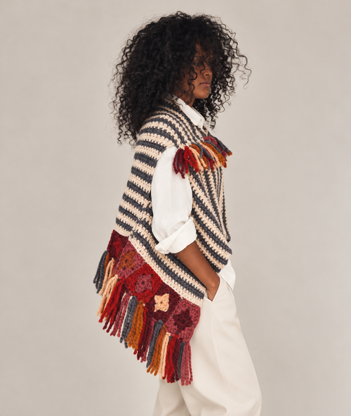 Load image 1 in gallery view. CROCHET KIT FUNKY GRANNY VEST