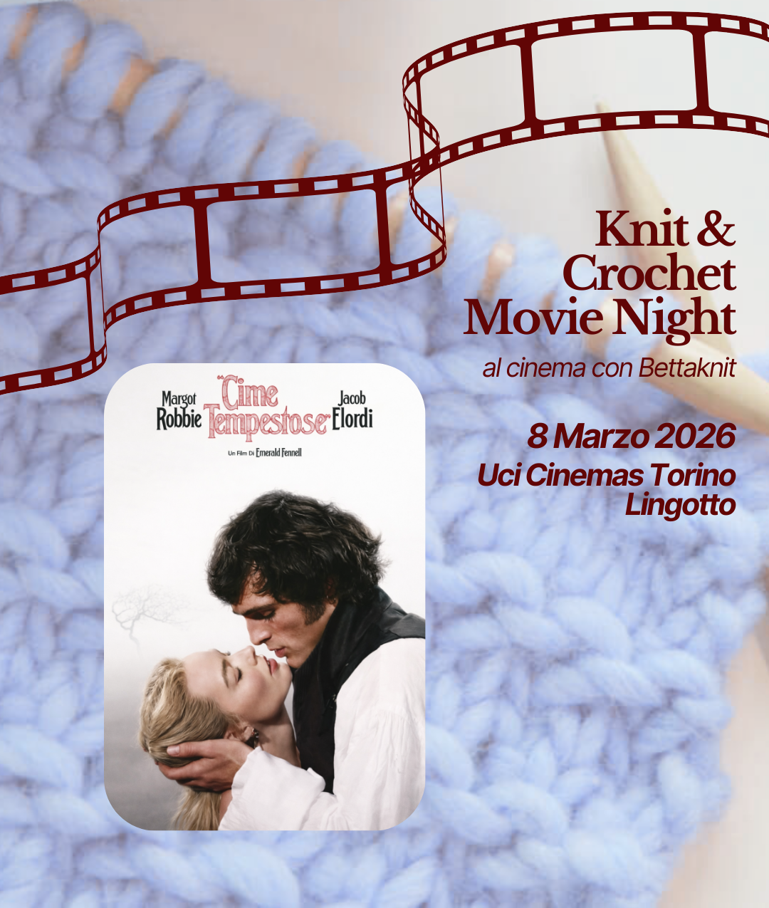 KNITTING & CROCHET MOVIE NIGHT - TORINO - March 8