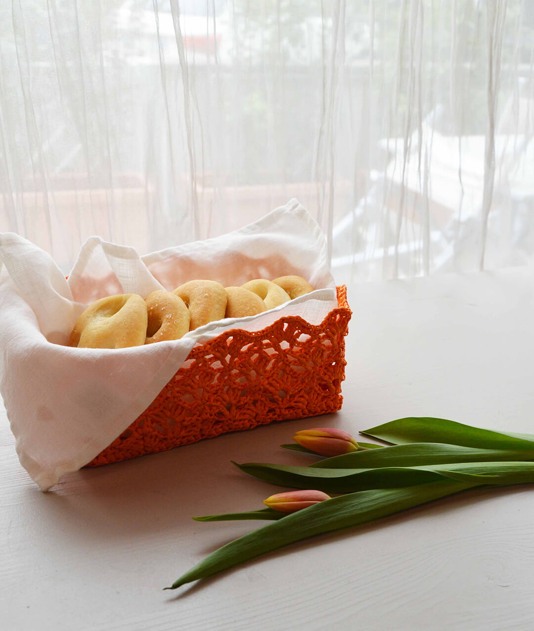 CROCHET KIT BLOSSOM BASKET