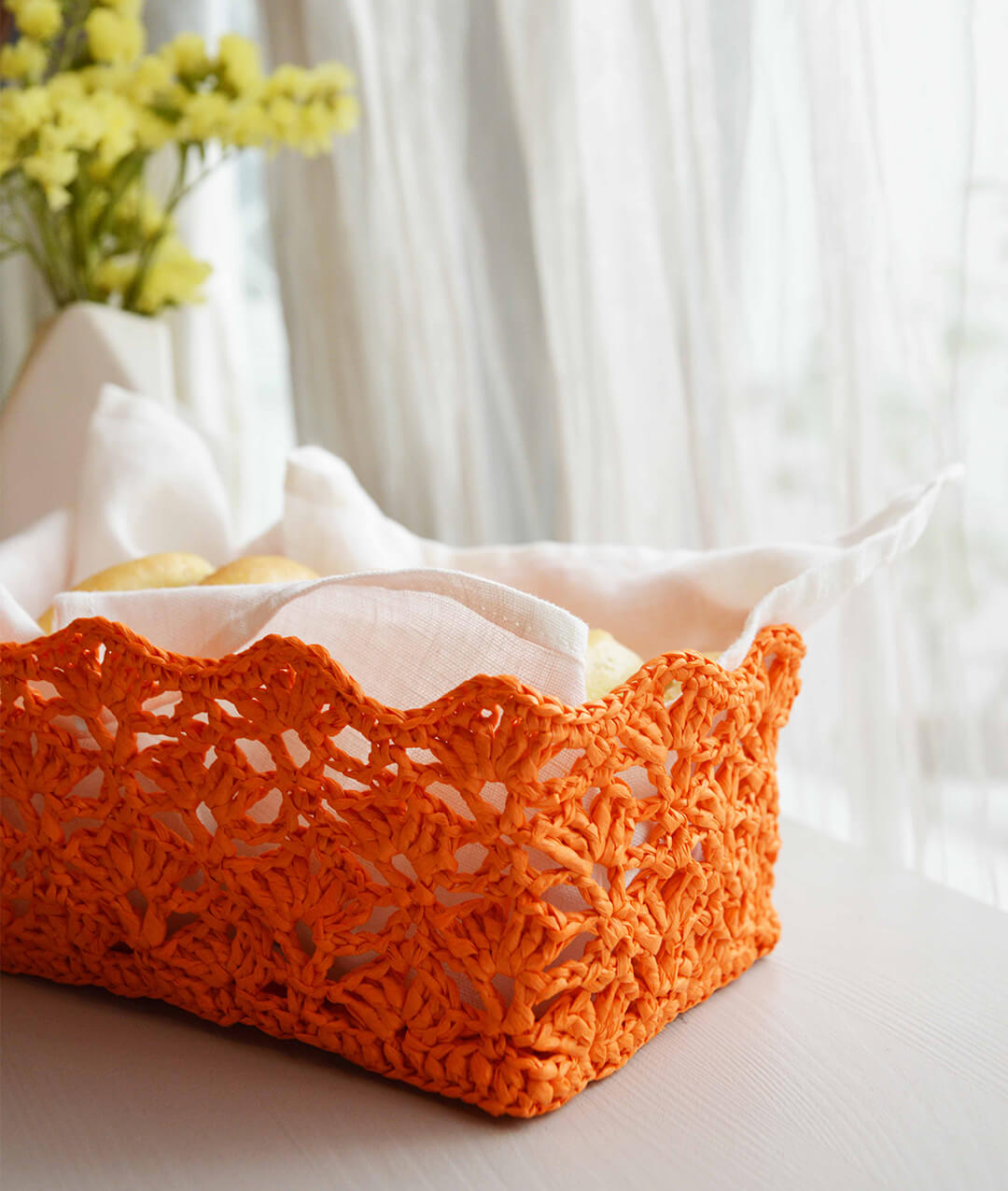 CROCHET KIT BLOSSOM BASKET