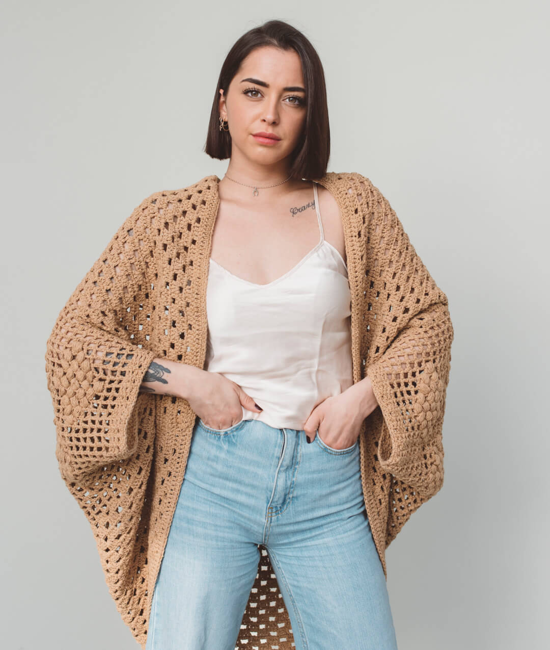 CROCHET KIT CECILE SHRUG