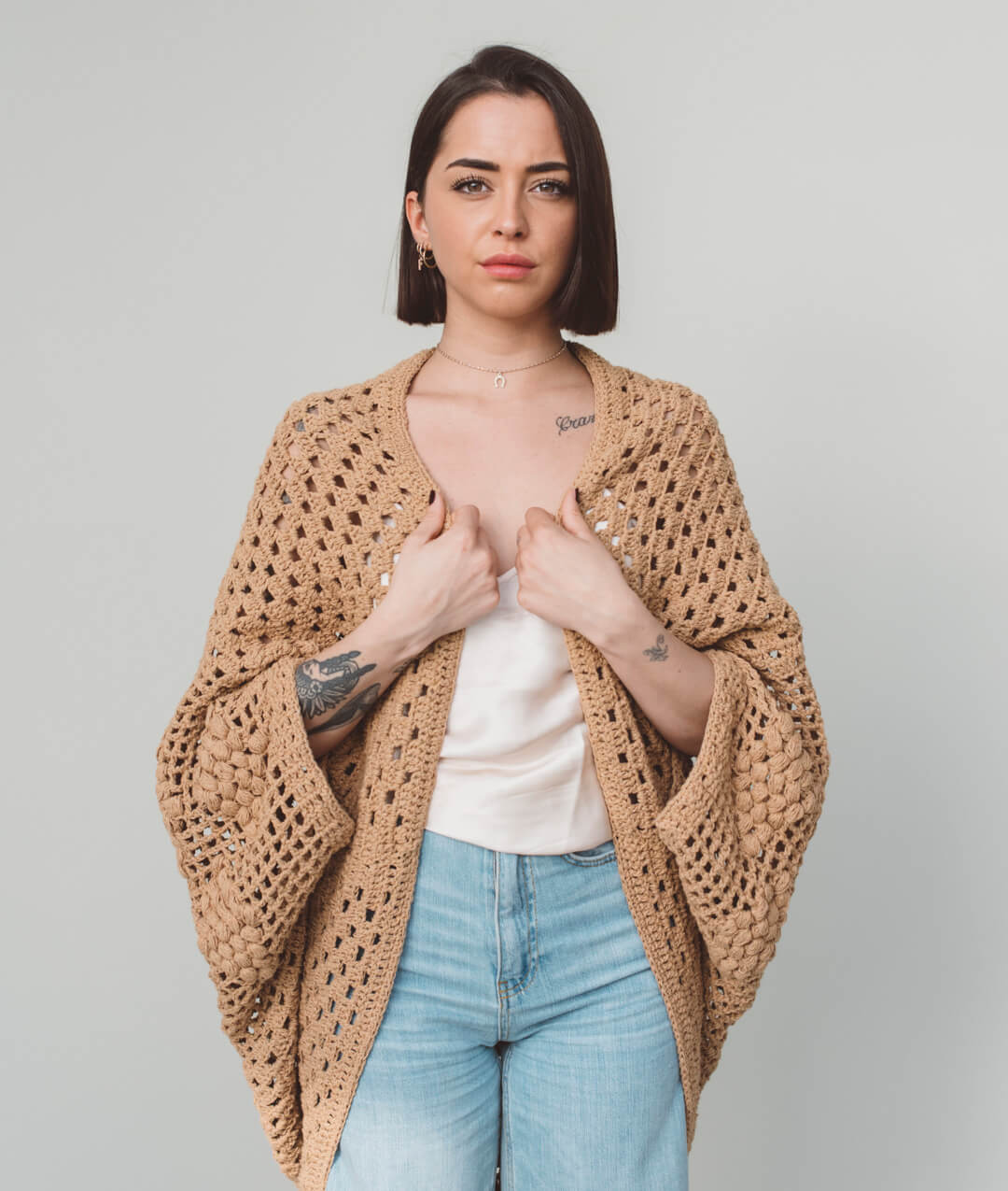 CROCHET KIT CECILE SHRUG
