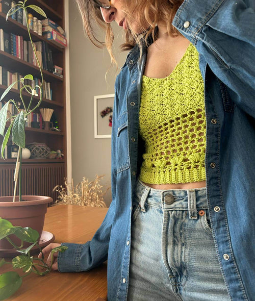 Load image 1 in gallery view. CROCHET KIT ESME TOP by Noral Crochet
