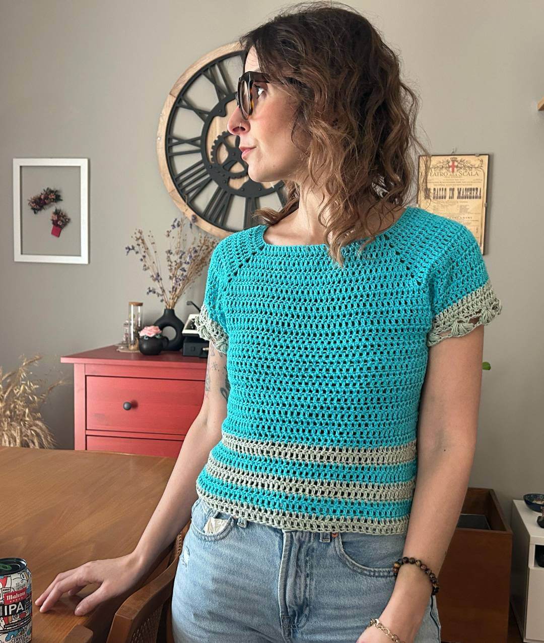 CROCHET KIT LAVINIA T-SHIRT by Noral Crochet