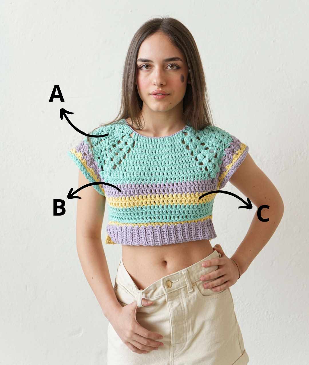 CROCHET KIT MALAGA T-SHIRT