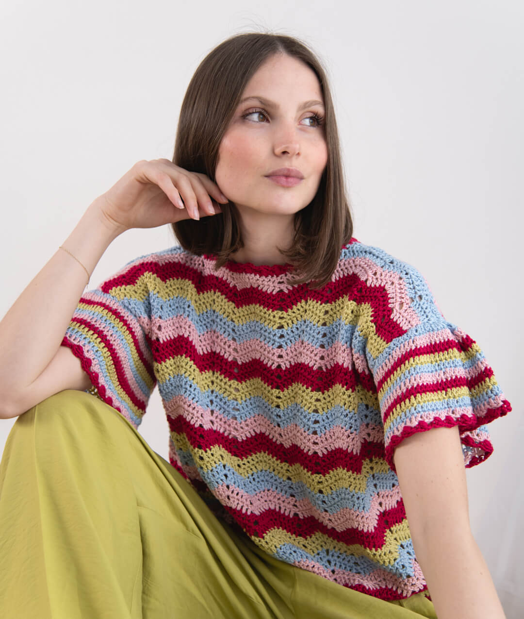 CROCHET KIT ROLLING WAVES TEE