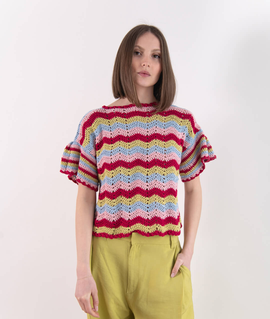 CROCHET KIT ROLLING WAVES TEE