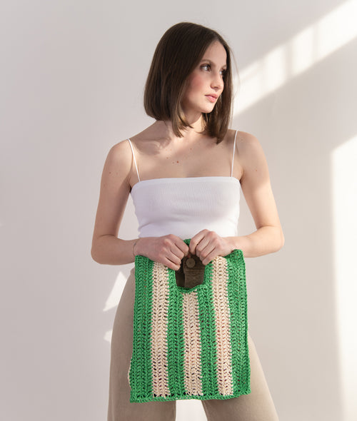 Load image 1 in gallery view. CROCHET KIT VARADERO STRIPED BAG