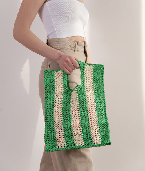 Load image 1 in gallery view. CROCHET KIT VARADERO STRIPED BAG