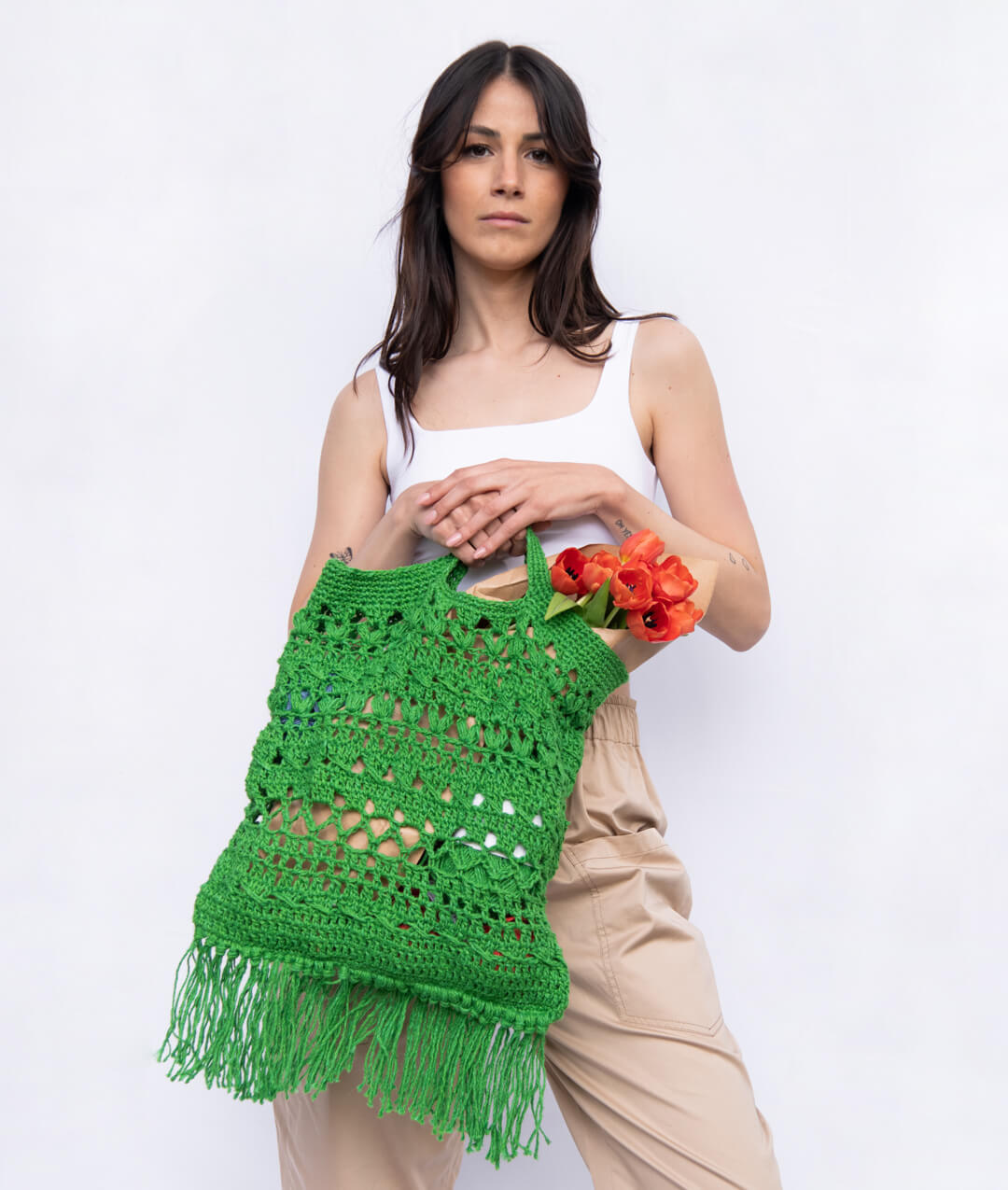 CROCHET KIT WILDFLOWER BAG