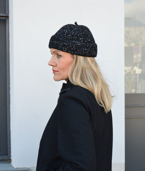 Load image 1 in gallery view. CROCHET KIT STARRY NIGHT BEANIE