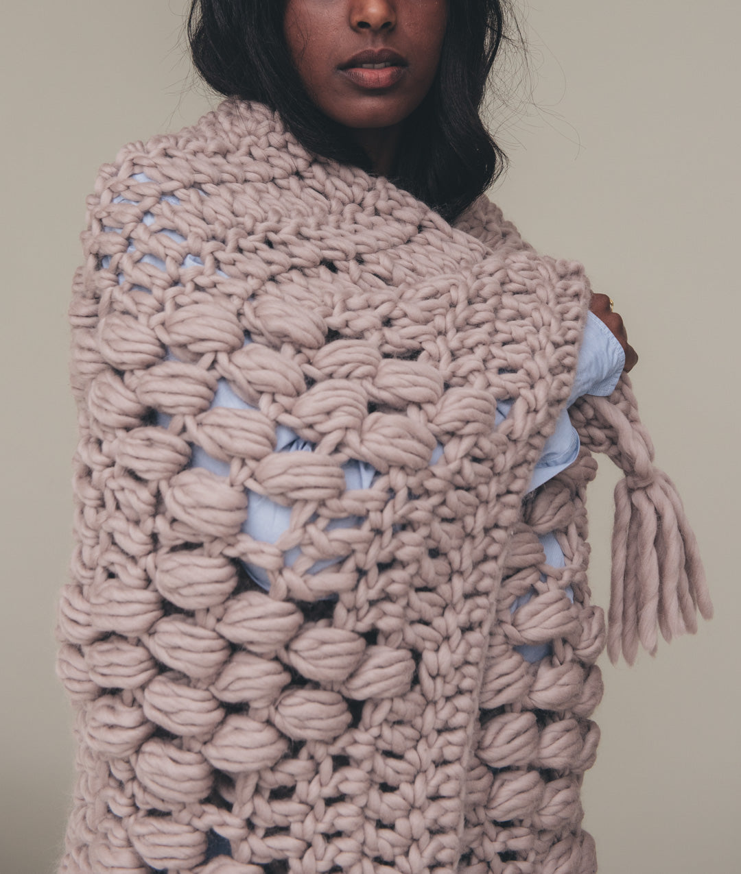 CROCHET KIT COZY BLANKET