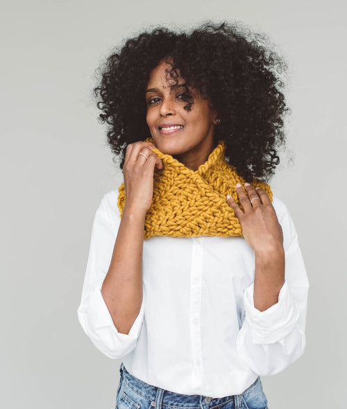 Load image 1 in gallery view. CROCHET KIT DOLOMITES SNOOD