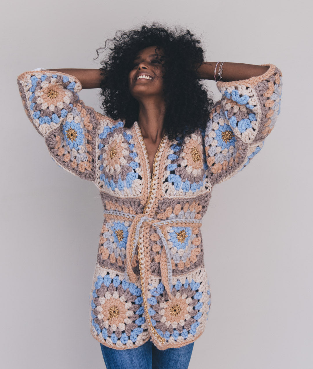 CROCHET KIT GRANNY GHEISA KIMONO