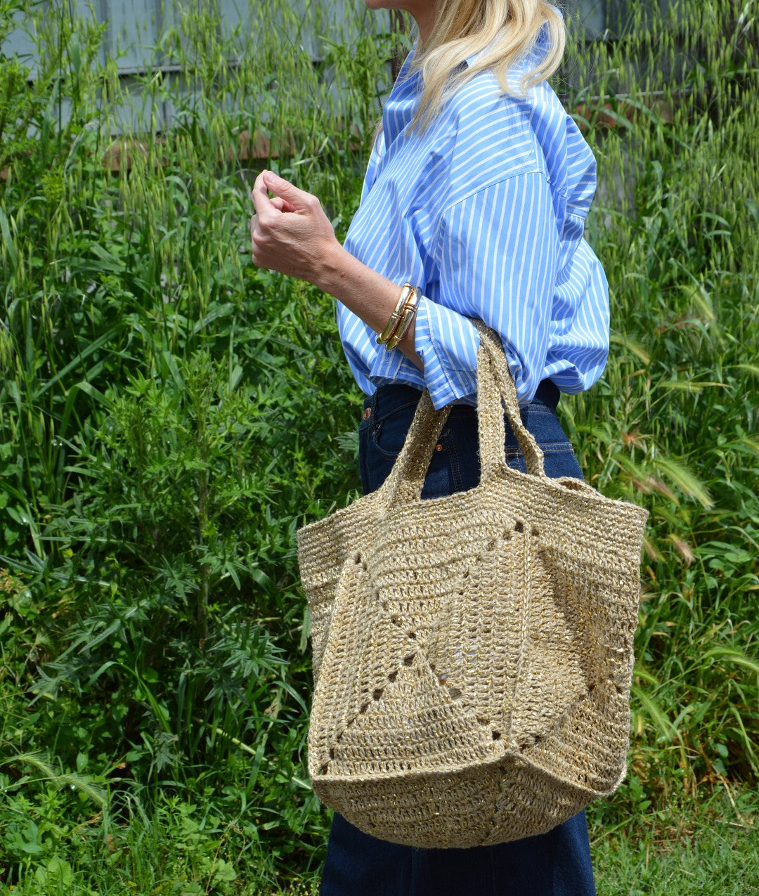 CROCHET KIT GOLDEN DUNE BAG