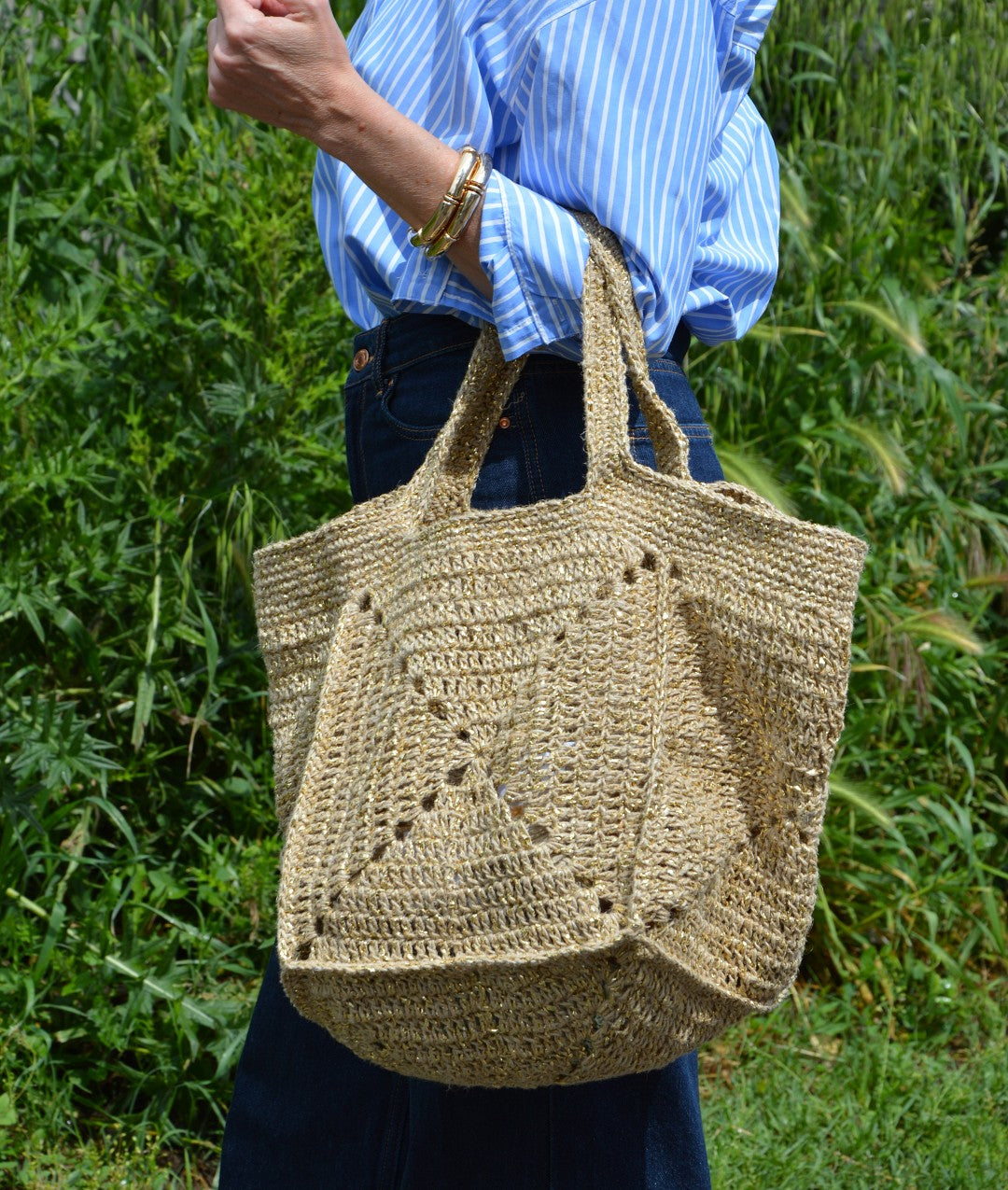 CROCHET KIT GOLDEN DUNE BAG