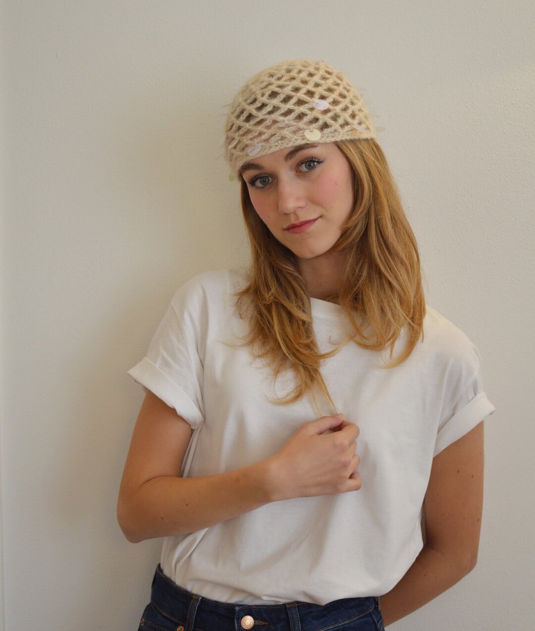 CROCHET KIT FAIRY MESH HAT