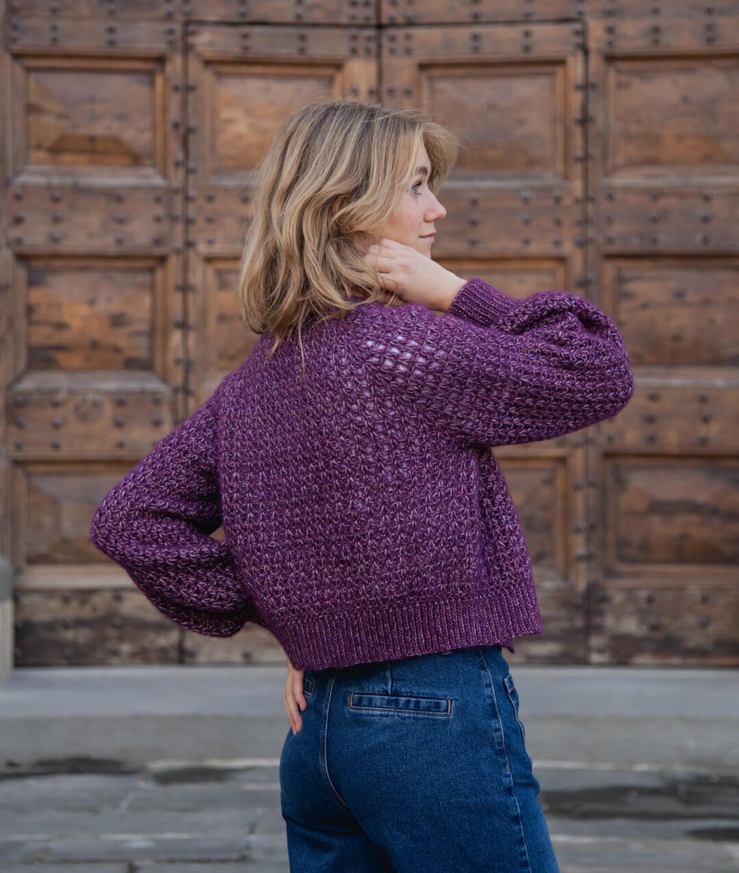 Onyx Cardigan – Crochet Kit with AlpaCotton Yarn | Bettaknit
