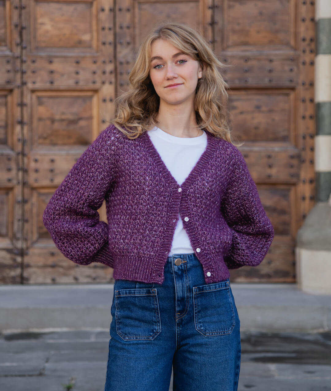 Onyx Cardigan – Crochet Kit with AlpaCotton Yarn | Bettaknit