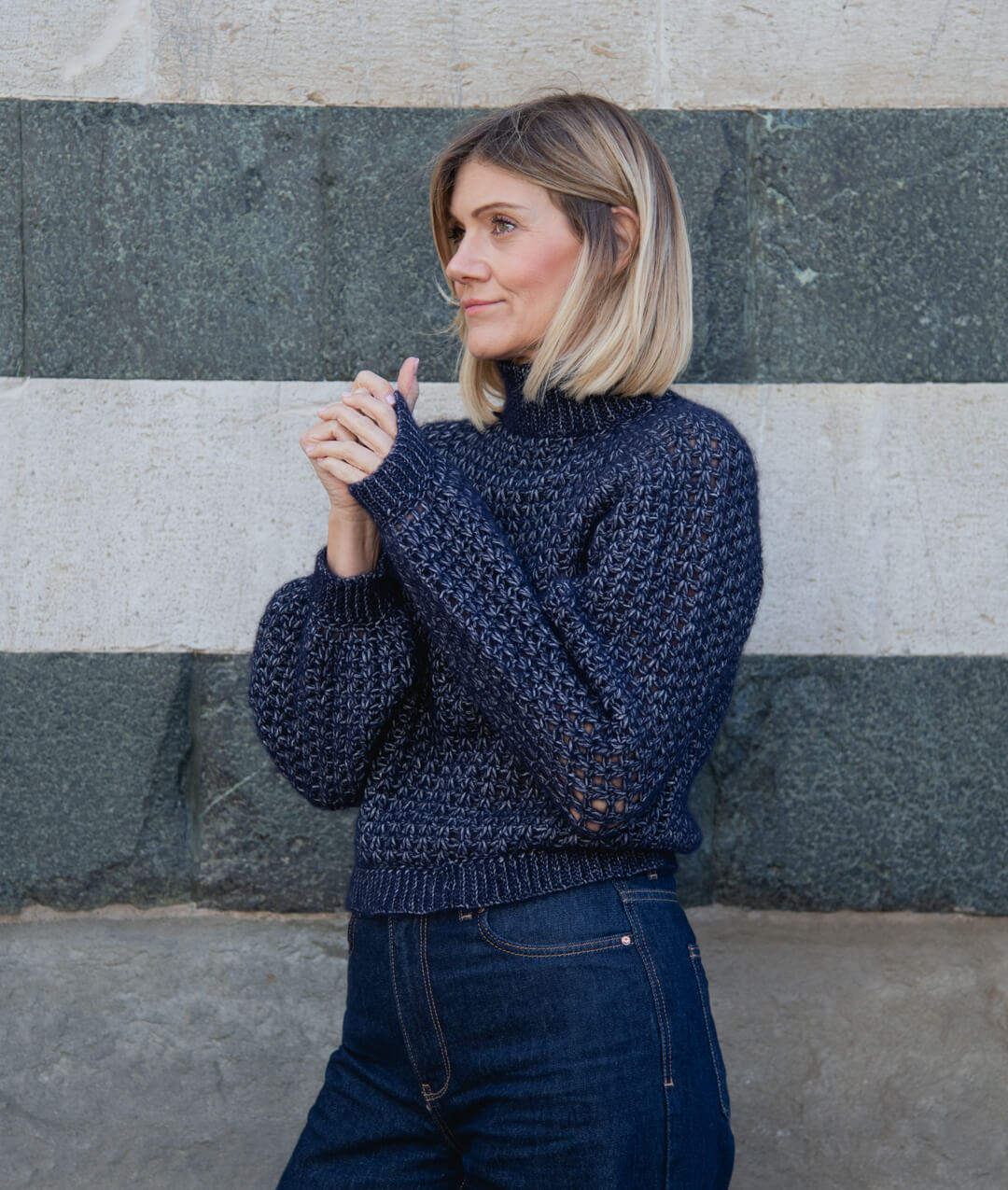 CROCHET KIT RAVEN SWEATER