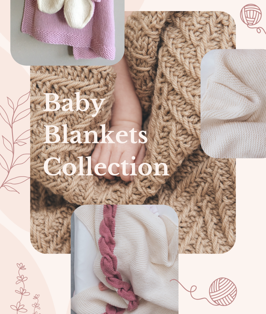 BABY BLANKETS COLLECTION - DIGITAL PATTERN BUNDLE