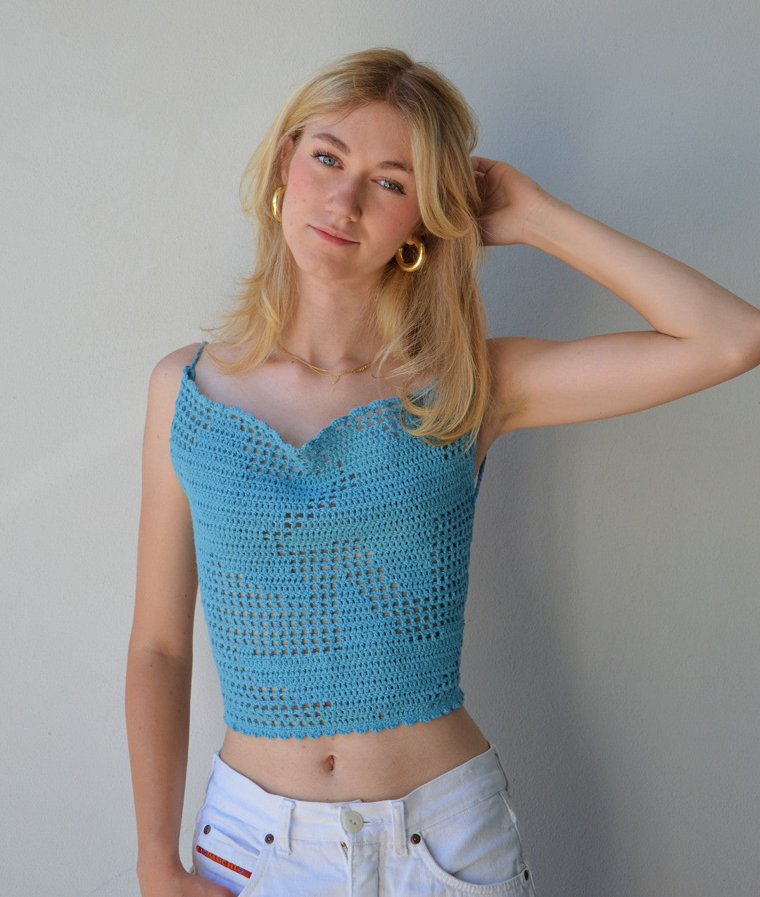 STAR TOP FILET – DIGITAL PATTERN by Kundalini Knitwear