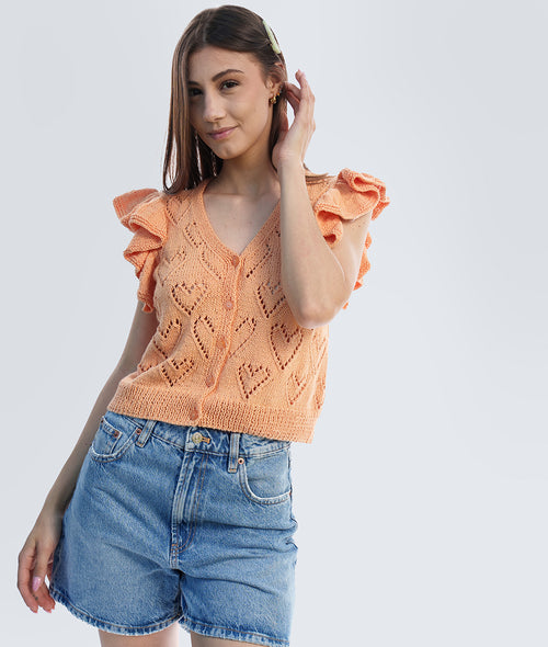Load image 1 in gallery view. KNITTING KIT STEAL MY HEART VEST