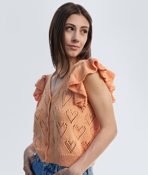 Load image 1 in gallery view. KNITTING KIT STEAL MY HEART VEST