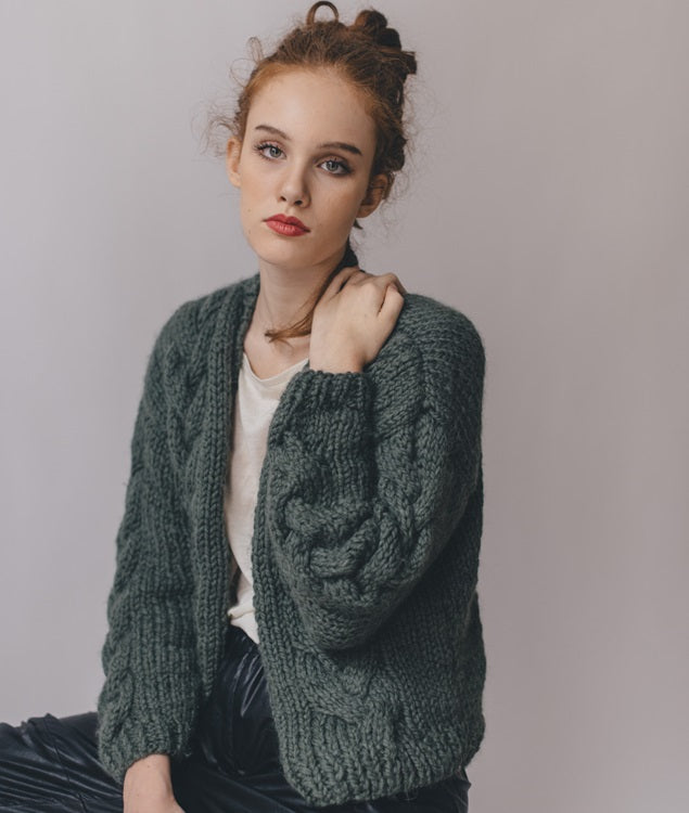 KNITTING KIT BECKY CARDIGAN