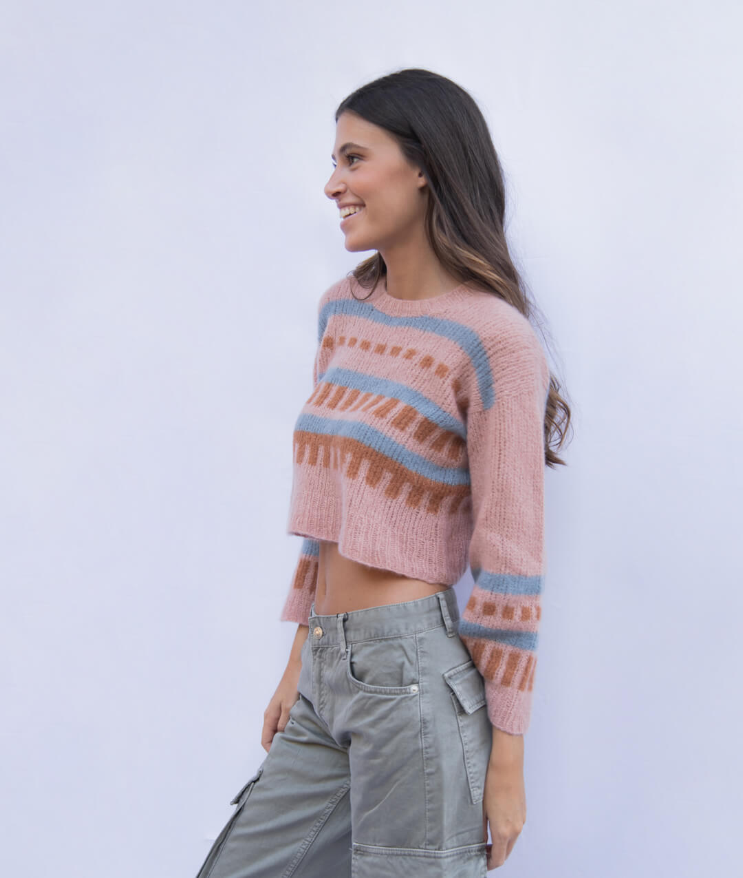 KNITTING KIT FANCY UP SWEATER