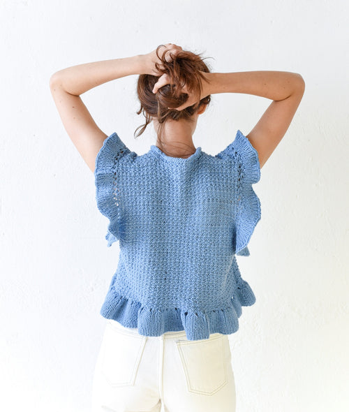 Load image 1 in gallery view. KNITTING KIT ISABEL VEST