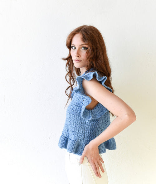 Load image 1 in gallery view. KNITTING KIT ISABEL VEST