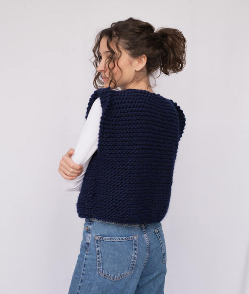 Load image 1 in gallery view. KNITTING KIT IZZY VEST