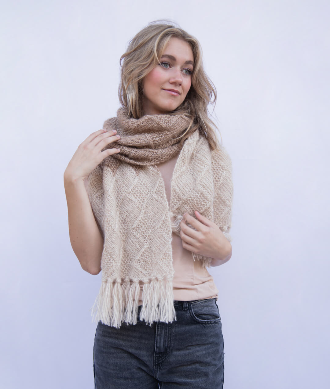 KNITTING KIT ABIGAIL SCARF
