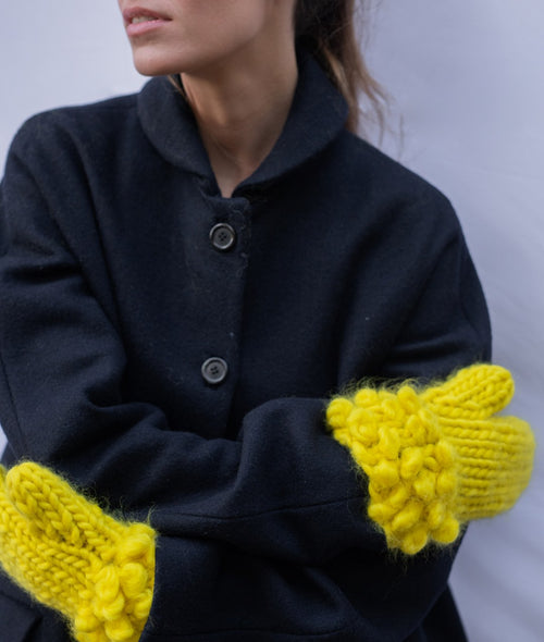 Load image 1 in gallery view. KNITTING KIT BE DIFFERENT MITTENS by Sosami