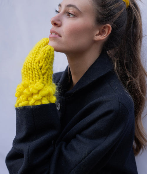 Load image 1 in gallery view. KNITTING KIT BE DIFFERENT MITTENS by Sosami